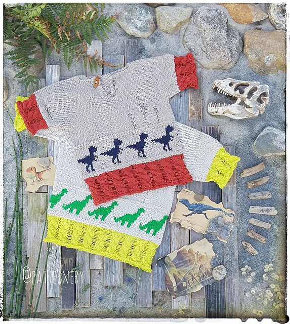 Dinoland summer Dinosaur rustic top