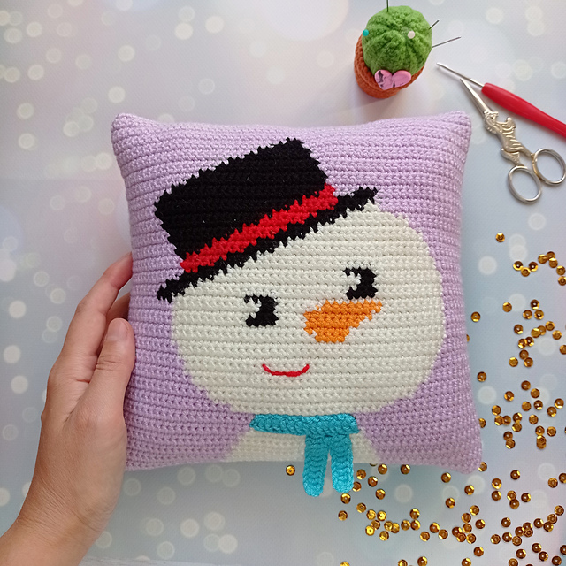 Snowman Pillow