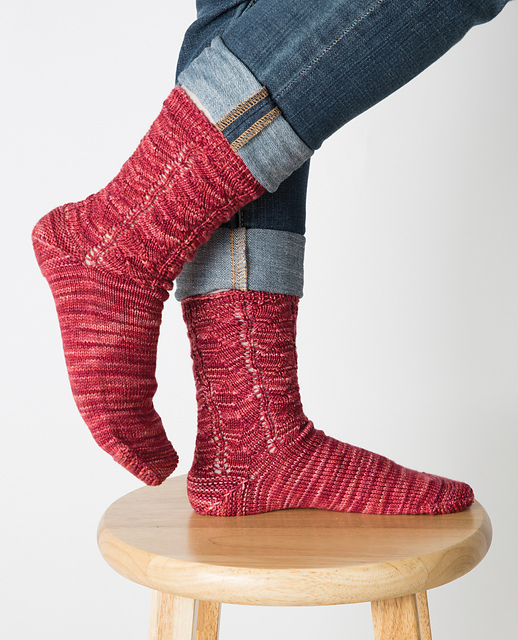 Fan Stitch Socks