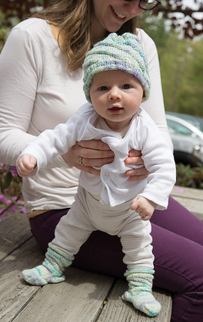 Swirl Baby Socks