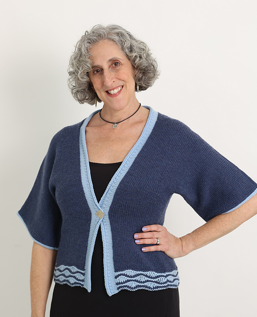 Drop Stitch Wave Cardi