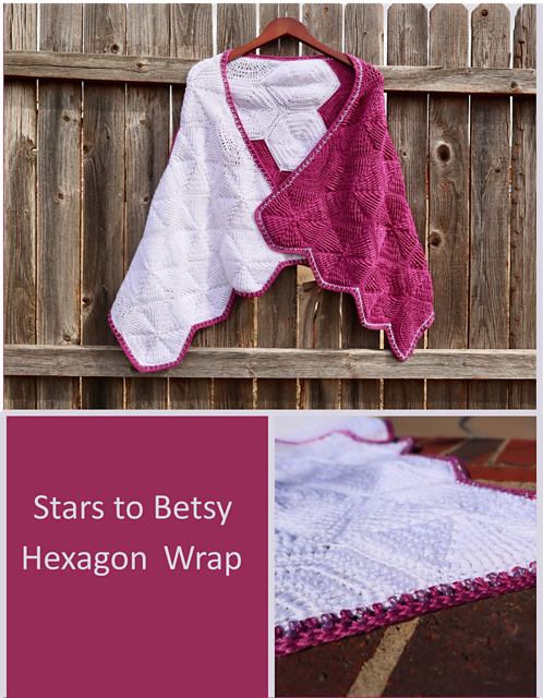 Stars to Betsy Hexagon Wrap