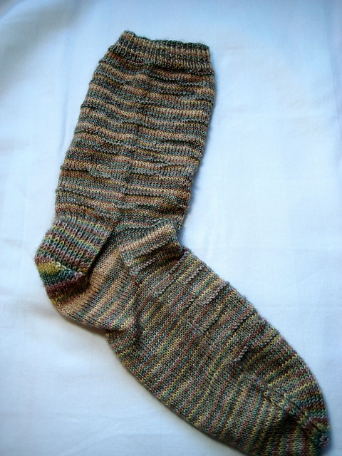 Purl When Ready Worsted Flap and Gusset Sock
