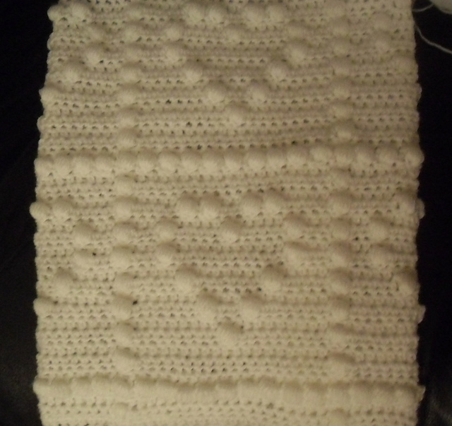 Heart Puff Baby Blanket