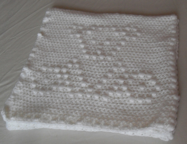 Teddy Bear Puff Baby Blanket
