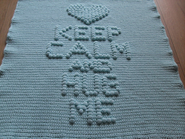 Keep Calm Baby Blanket