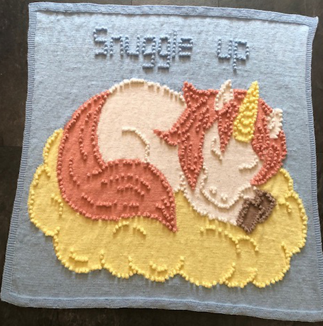 A Sleeping Unicorn Blanket