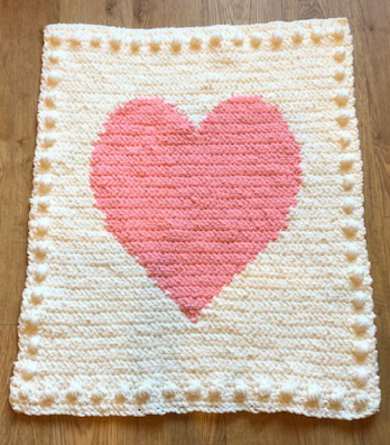 Chunky Intarsia Heart