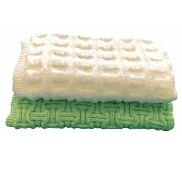 2 x Baby Blankets, Framed Squares & Snuggles