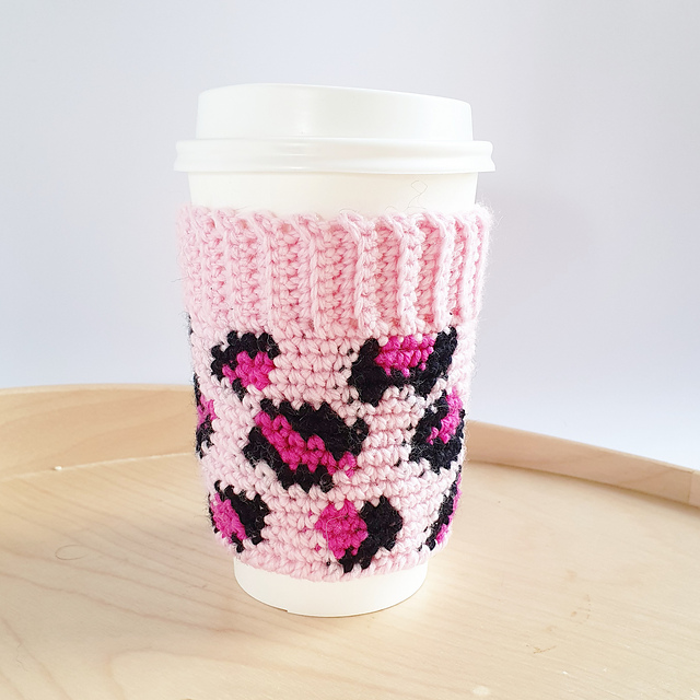 Leopard Coffee Cozy