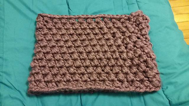 Puff Stitch Cowl