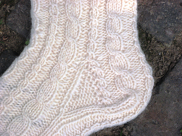 Winter White Christmas Stocking