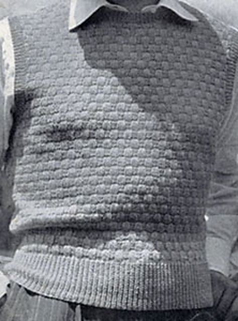 Basket Weave Pullover #4031