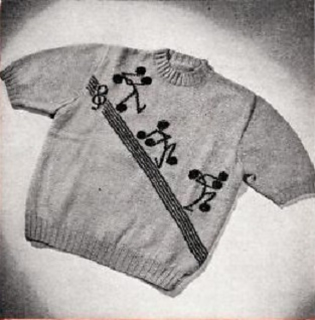 Crazy Notes Sweater