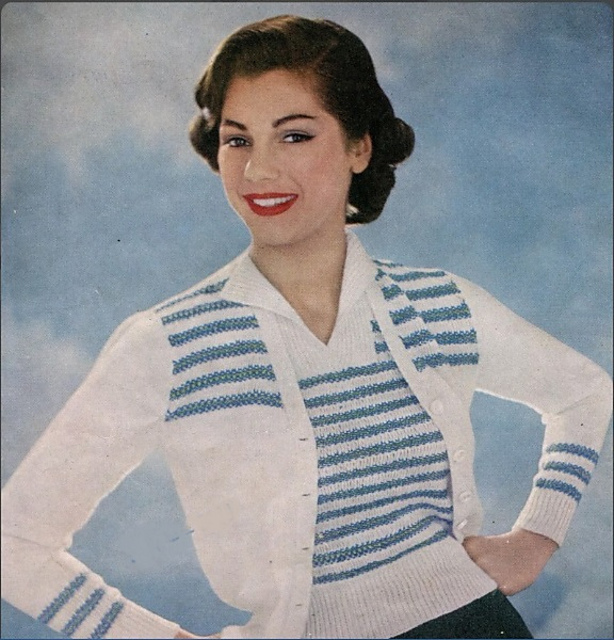 Striped Twin Set for Comfort
