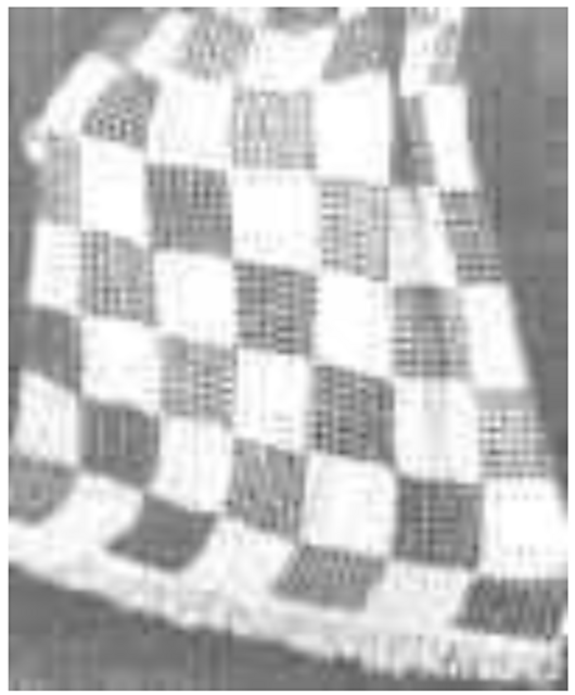 Beginners ribbed Afghan