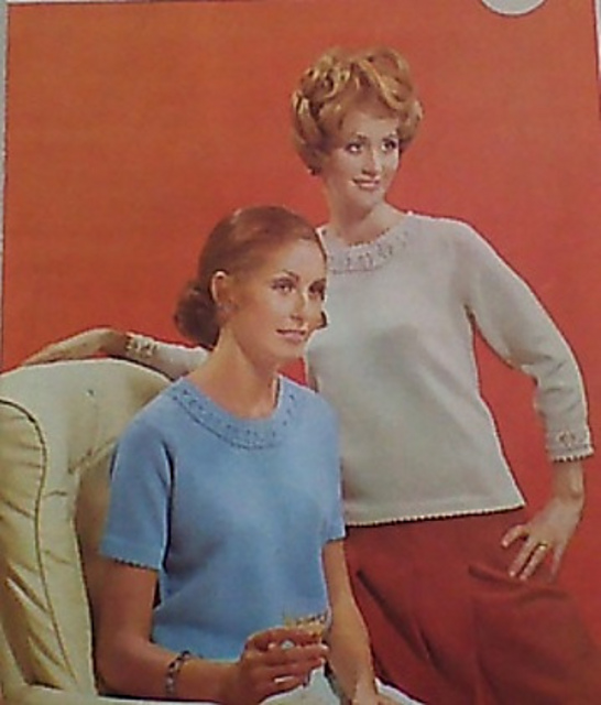 Woman's Jumper with Short or 3/4 length Sleeve