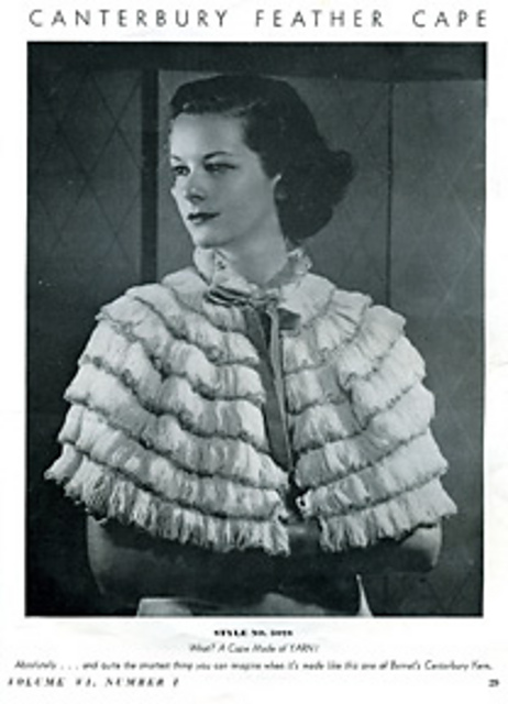 Canterbury Feather Cape