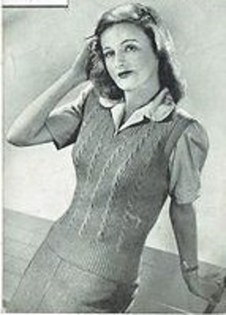 Pullover in Cable-Stitch