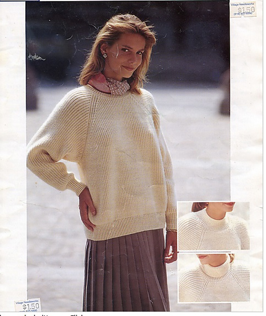 Ladies' Pullover in Fisherman's Rib