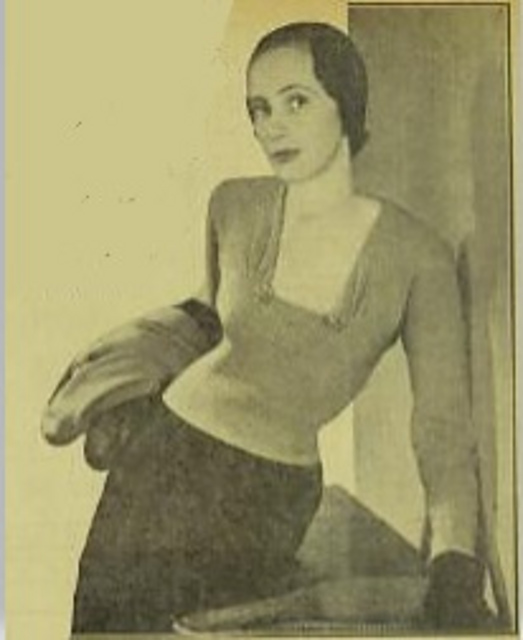 Boucle Jumper with Square Neck