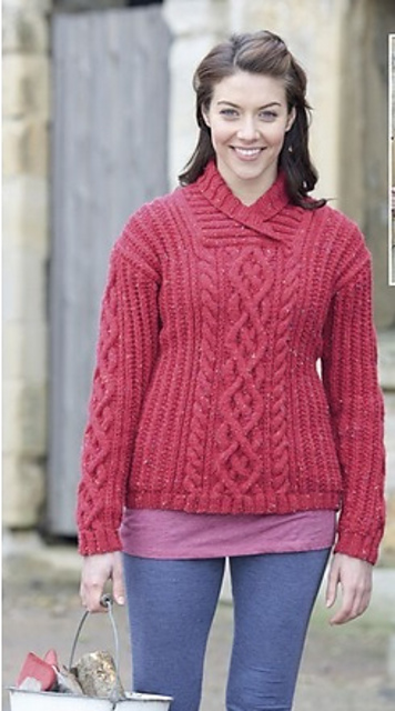 Wrap Neck Sweater 7139
