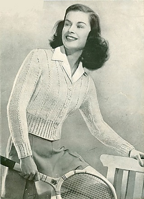 Cardigan in Quick-Knitting Wool