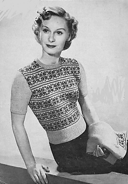Fair Isle Twin Set Jumper