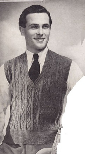 Man's Sleeveless Pullover
