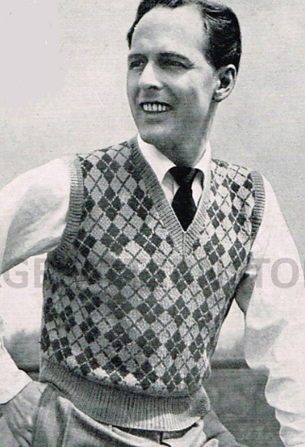 Argyle Vest