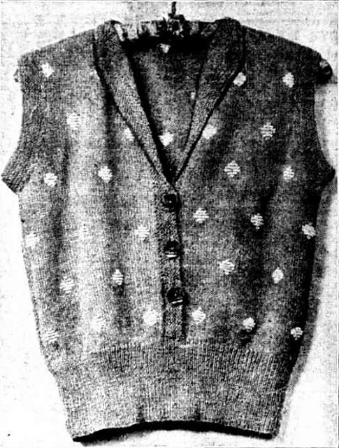 Sleeveless Waistcoat Jumper