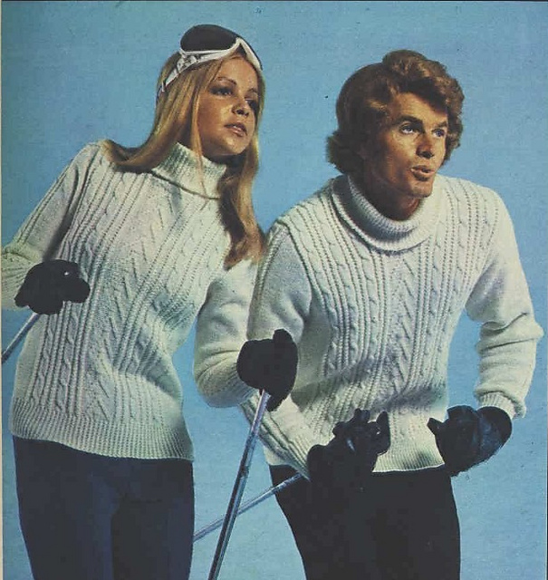 Cable-Ribbed Sweater