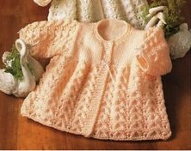 Round Neck Matinee Coat