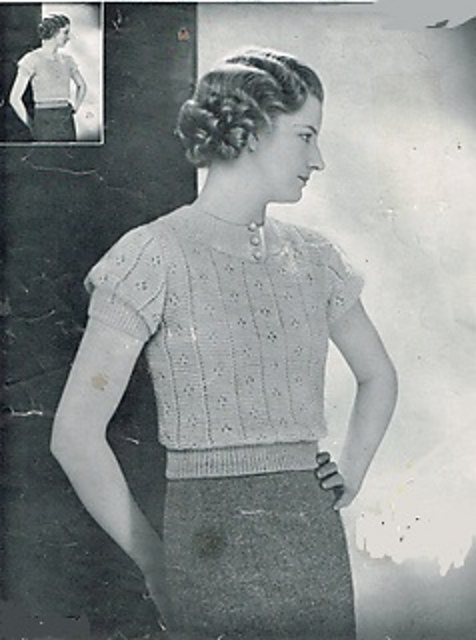 Short Sleeve Lace Jumper