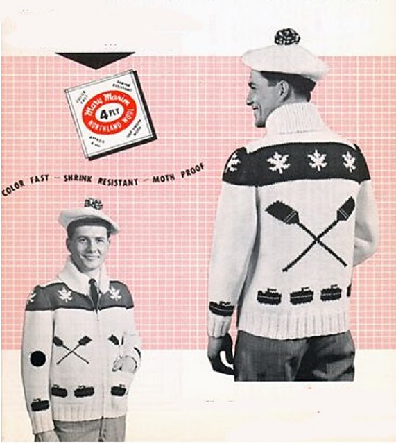 Granite Club Cardigan & Tam-O-Shanter