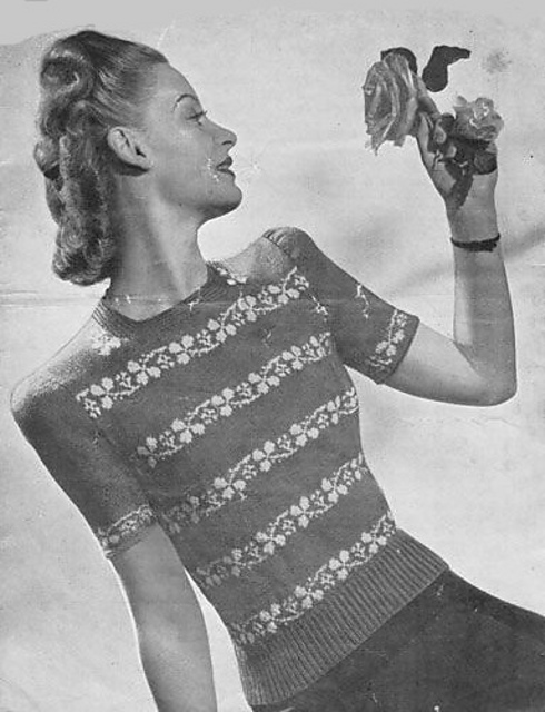 Fair Isle Jumper in Two Colours