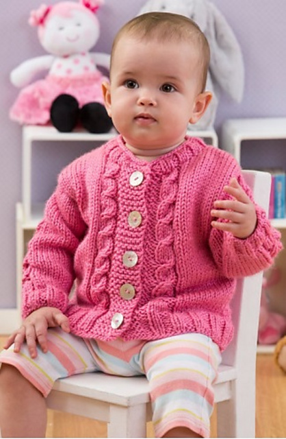 Seeds of Spring Baby Cardi
