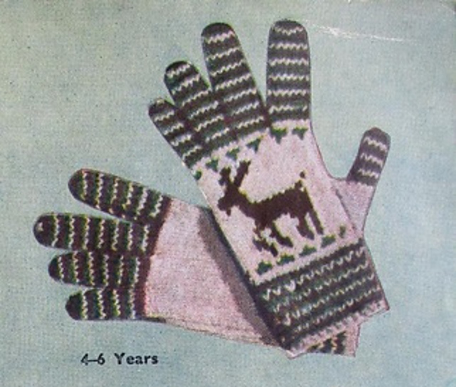 Reindeer gloves