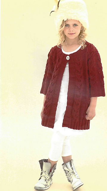The little big cabled coat