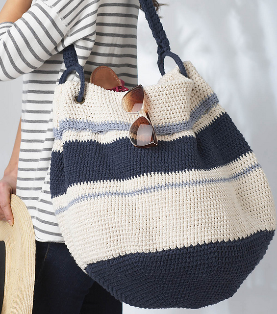 Nautical Hobo Bag
