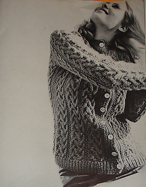 Cabled Cardigan
