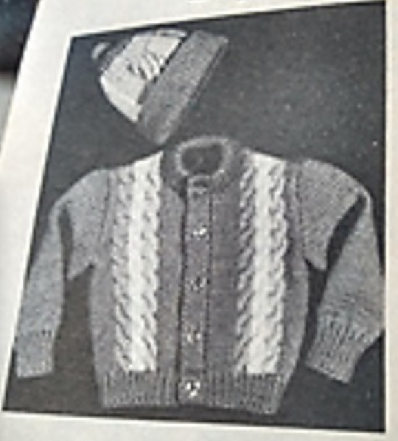 Boy's Cardigan & Cap