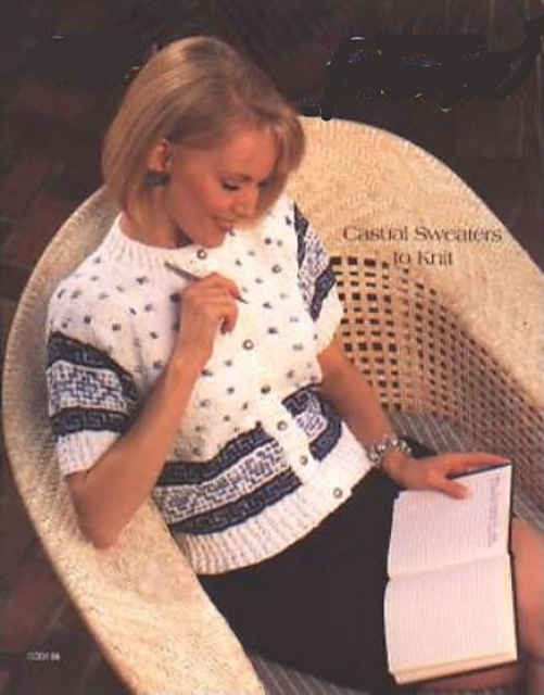 Blue China Cardigan