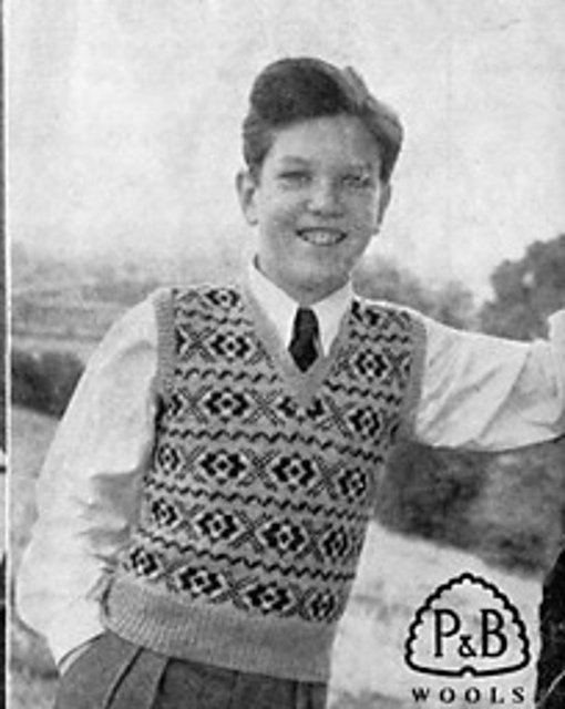 Fair Isle Pullover in 2 sizes