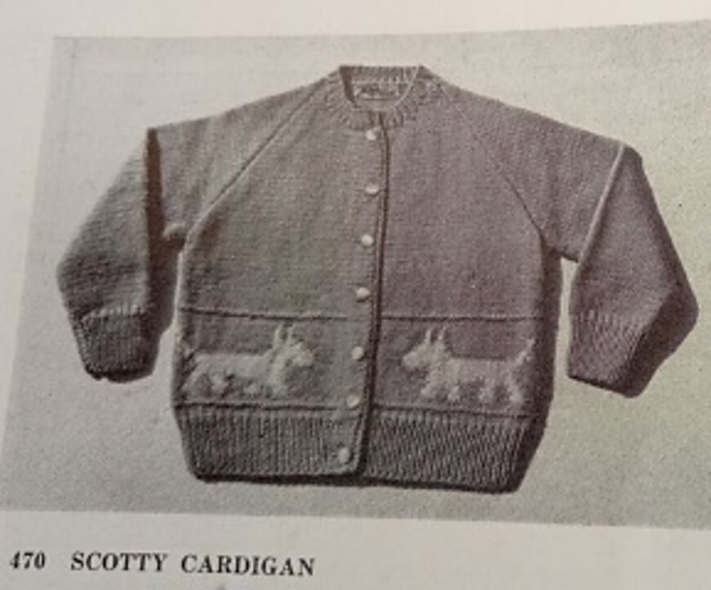 No. 470 Scotty Cardigan