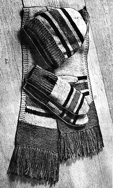 Scarf, Hat and Mitts