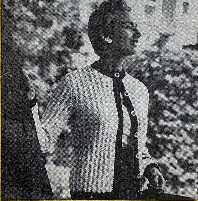 Woman's Two Tone Cardigan