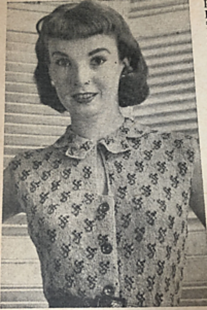 Sleeveless Print Blouse