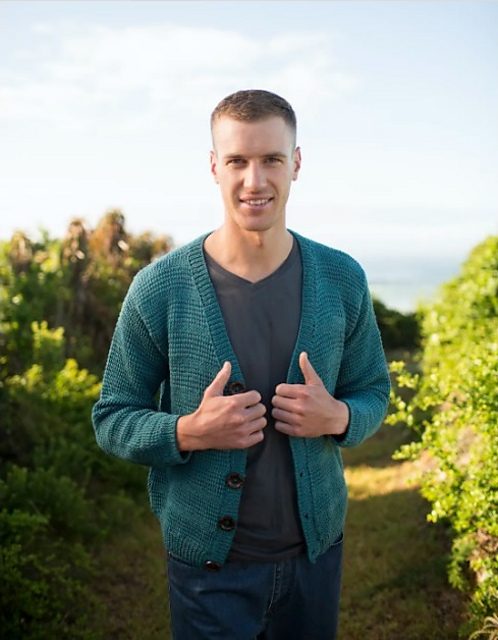 Tunisian Crochet Jacket : AE-2015