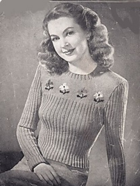 Flower Yoke Jumper